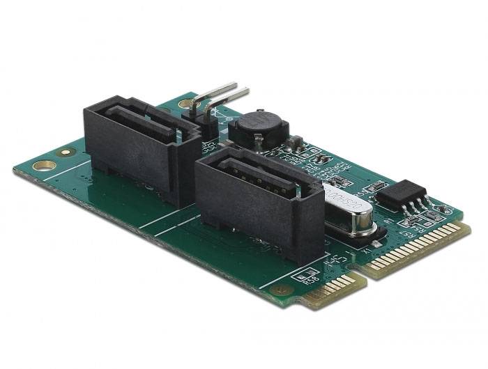 Delock 95264 Schnittstellen-Konverter [1x Mini PCIe - 2x SATA]