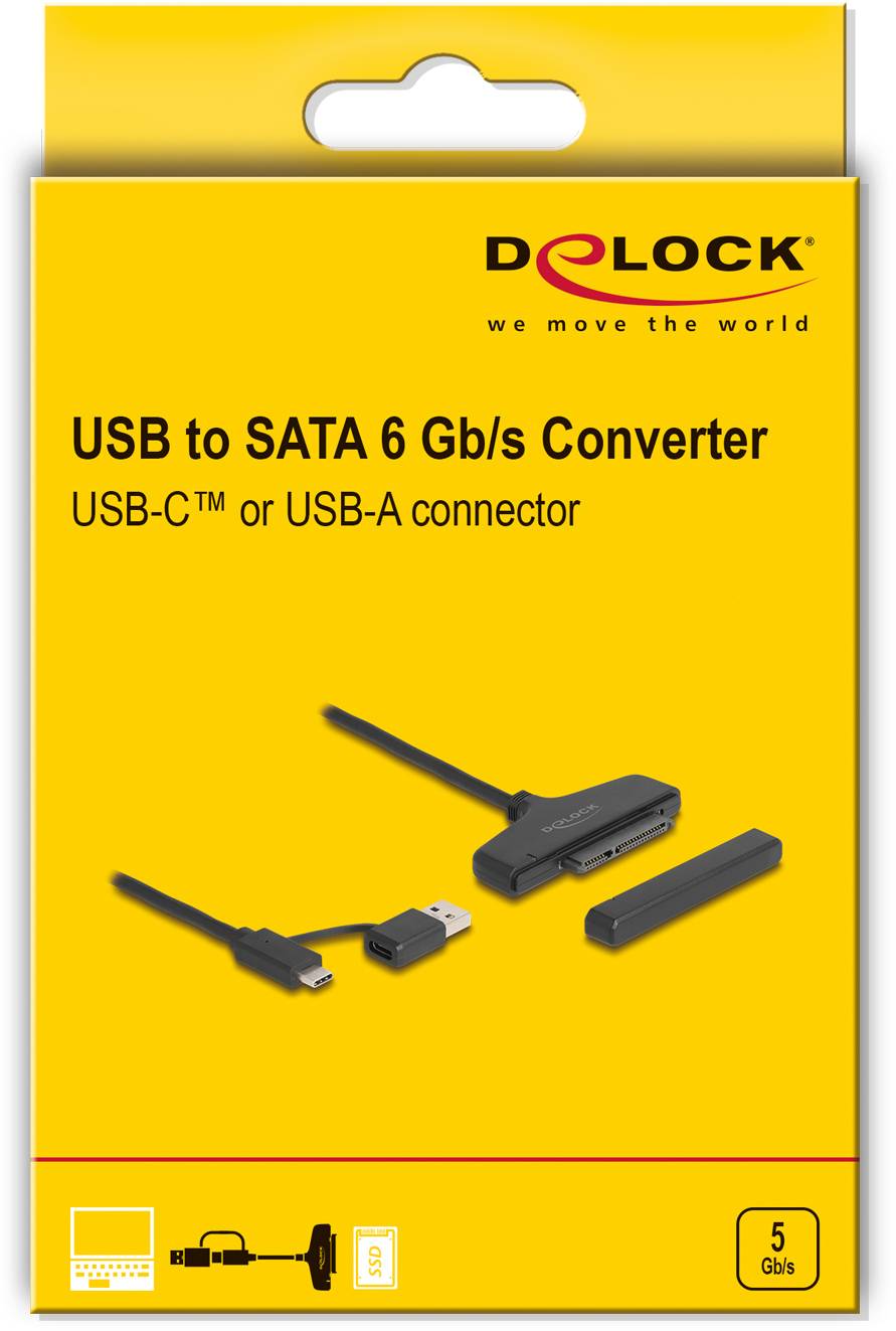 Delock Festplatten Anschlusskabel 30cm Schwarz