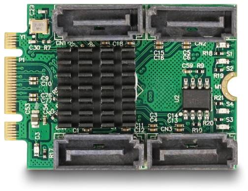Delock 61062 Schnittstellen-Konverter [1x M2 - 4x SATA]