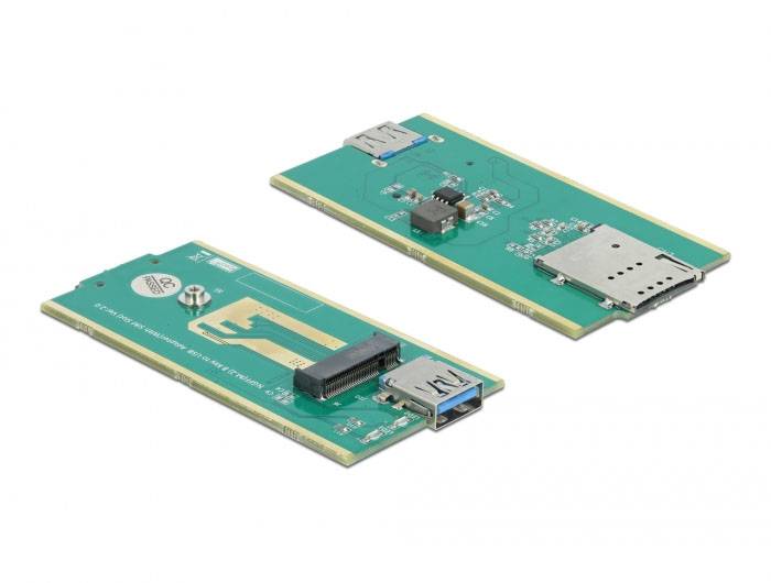 Delock 63172 Schnittstellen-Konverter [1x USB 3.0 - 1x M2]
