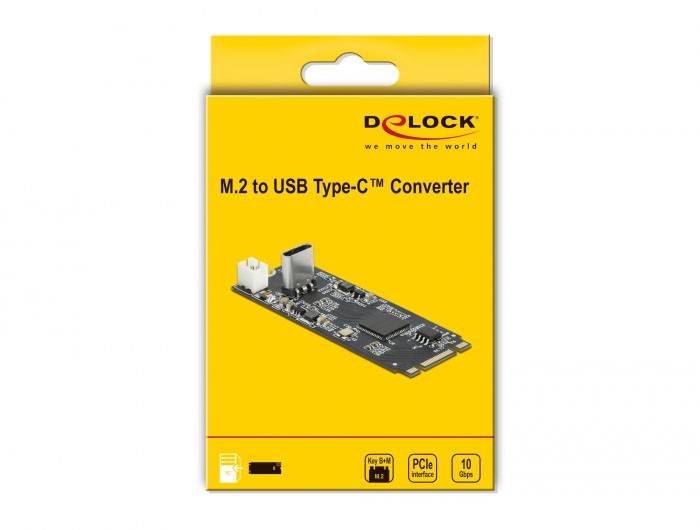 Delock 63174 Schnittstellen-Konverter [1x M2 - 1x USB-C®]