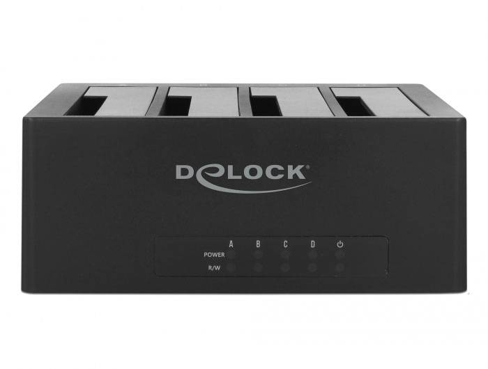 Delock 63930 SATA 6 Gb/s, USB-C®, DC-Buchse 3.5mm Festplatten-Dockingstation