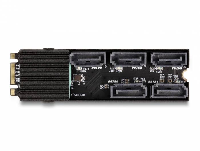Delock 64051 Schnittstellen-Konverter [1x M2 - 5x SATA]