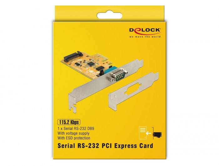 Delock 90293 PCI-Express Karte RS232 PCIe