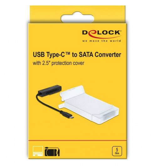 Delock 64084 Schnittstellen-Konverter [1x USB-C® - 1x SATA]