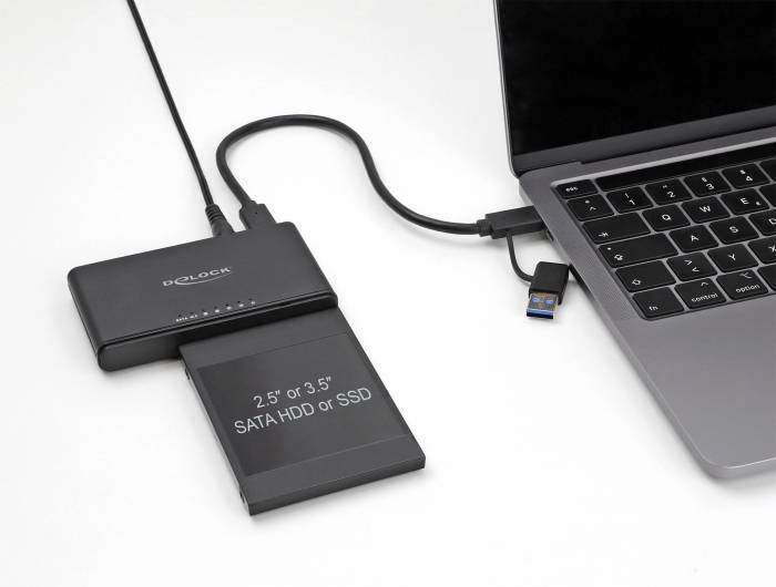 Delock 64190 Schnittstellen-Konverter [1x USB-C® - 1x M2, SATA]