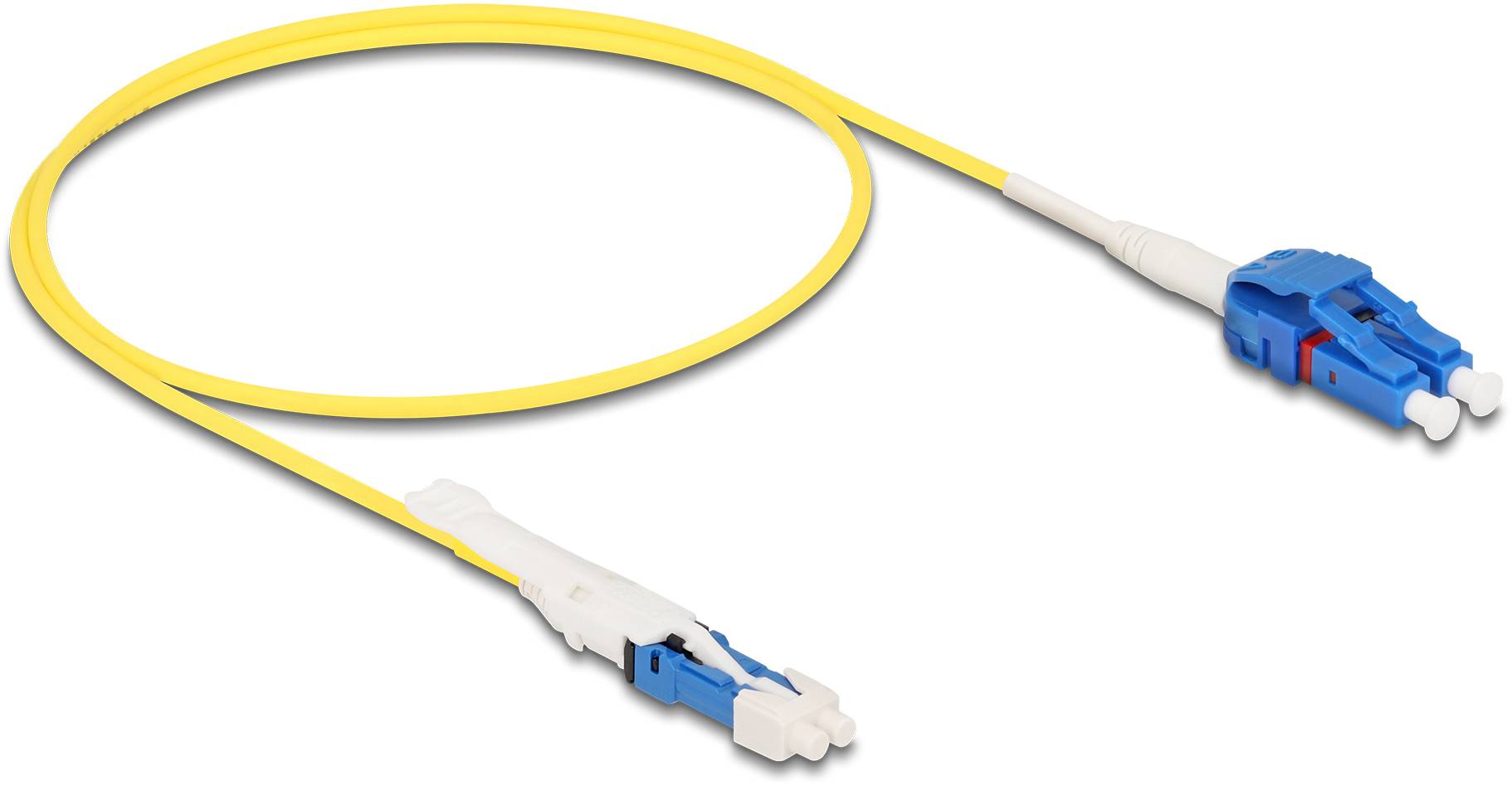 Delock 88291 Glasfaser LWL Anschlusskabel 0.5m Gelb 9/125 µ Singlemode OS2