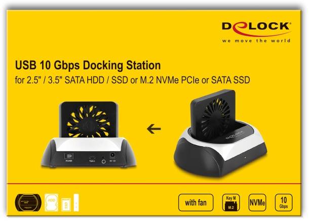 Delock 64280 Festplatten-Dockingstation
