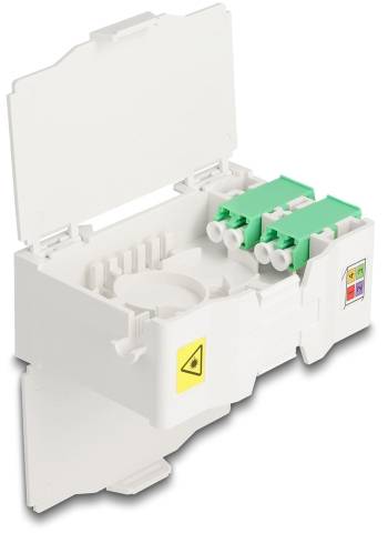 Delock 88098 LWL-Dose Weiß 1St.