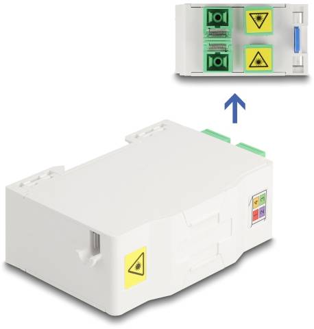 Delock 88097 LWL-Dose Weiß 1St.