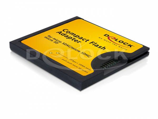 Delock Seriell Adapter [1x CompactFlash - 1x MicroSD-Karten-Slot]