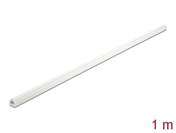 Delock Kabelkanal PVC Weiß (L x B x H) 1m x 10mm x 10mm 1 St. 20717