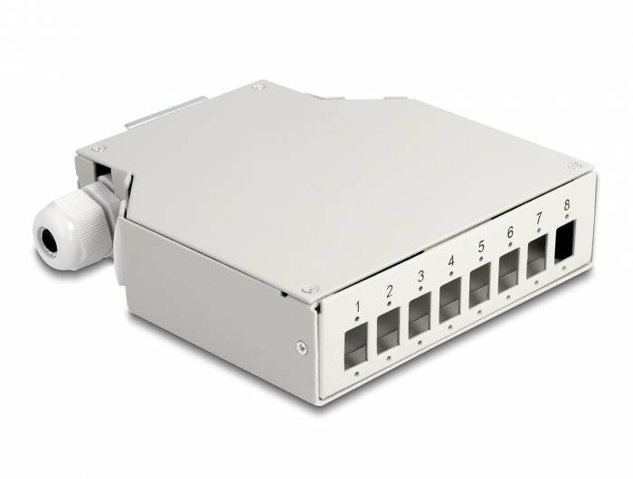 Delock 85931 LWL-Dose Grau 1St.