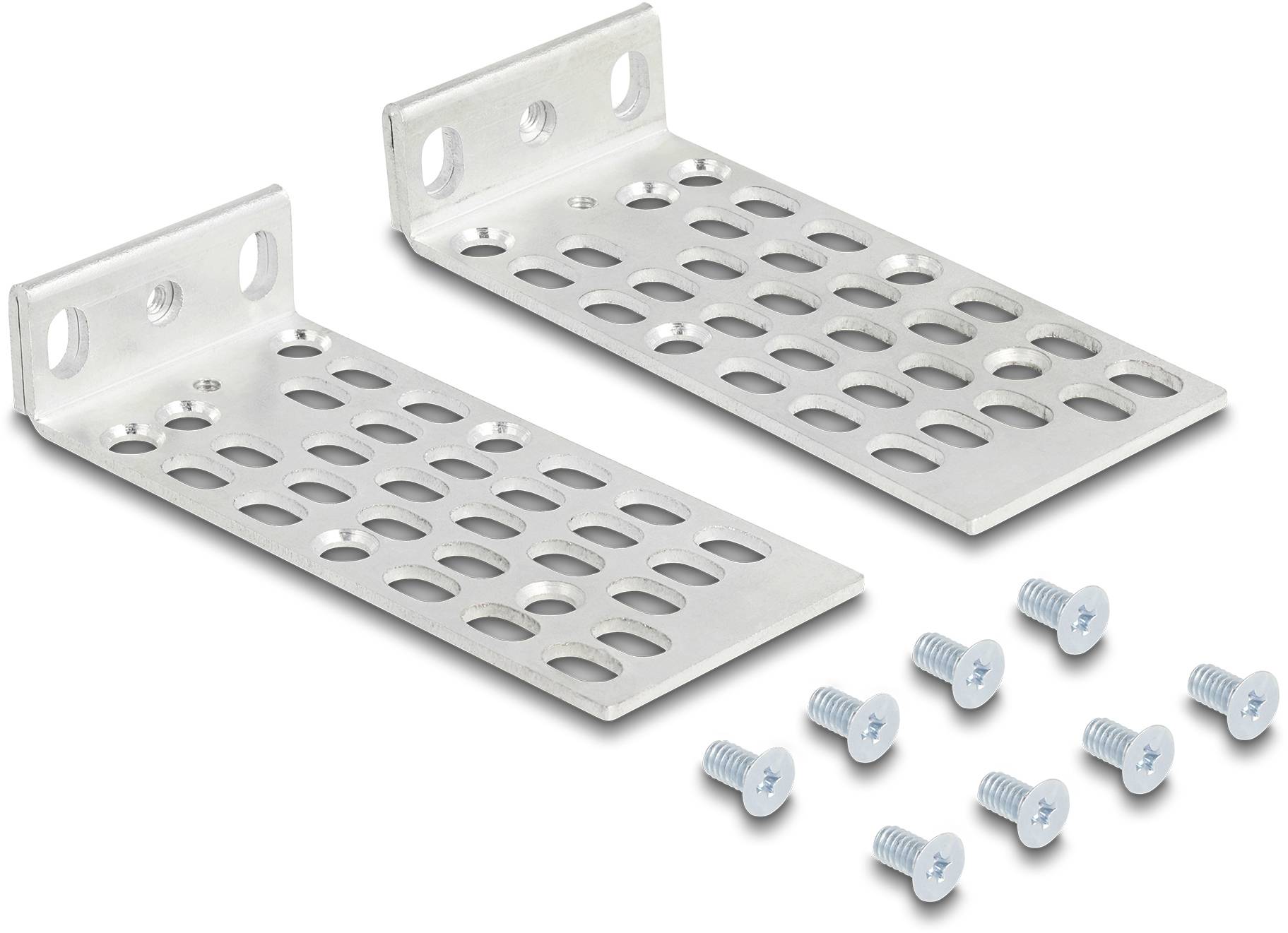 Delock 66236 19 Zoll Montagezubehör 1 HE Silber