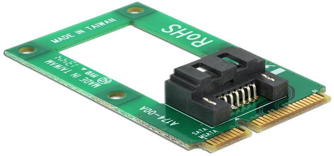 Delock Seriell Adapter [1x mSATA-Stecker - 1x SATA-Stecker 7pol.]