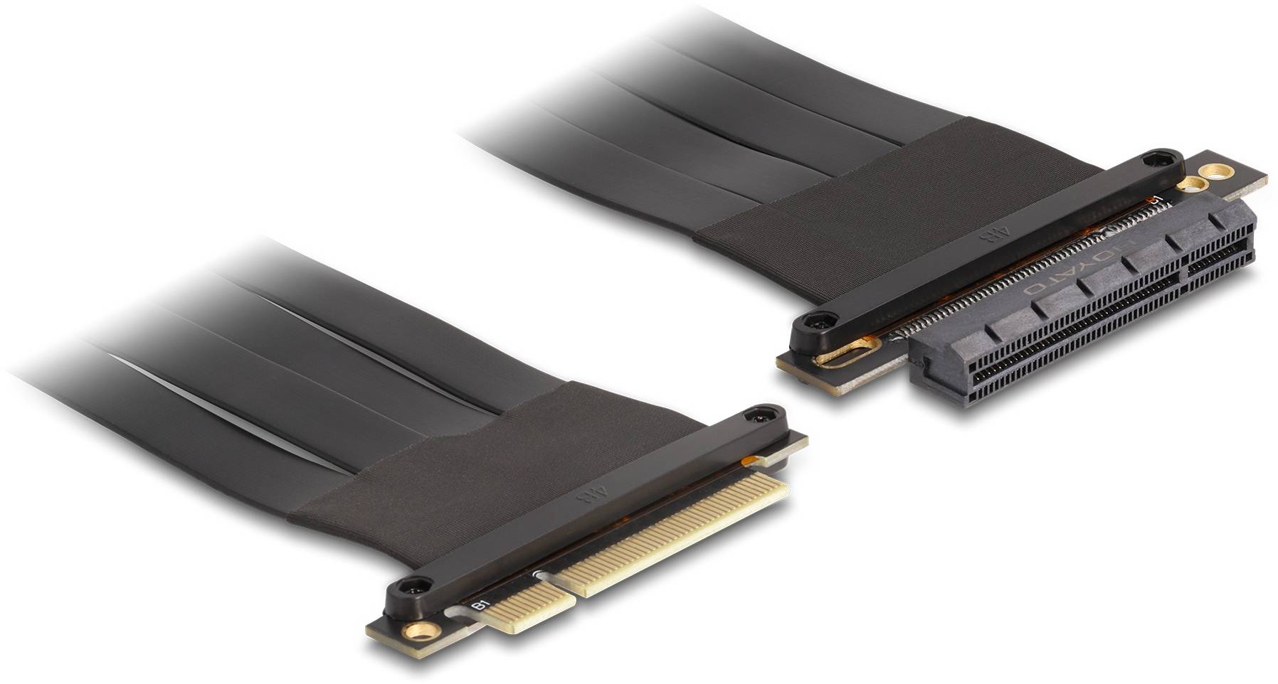 Delock PCIe Riser Kabel 0.6m Schwarz 88030