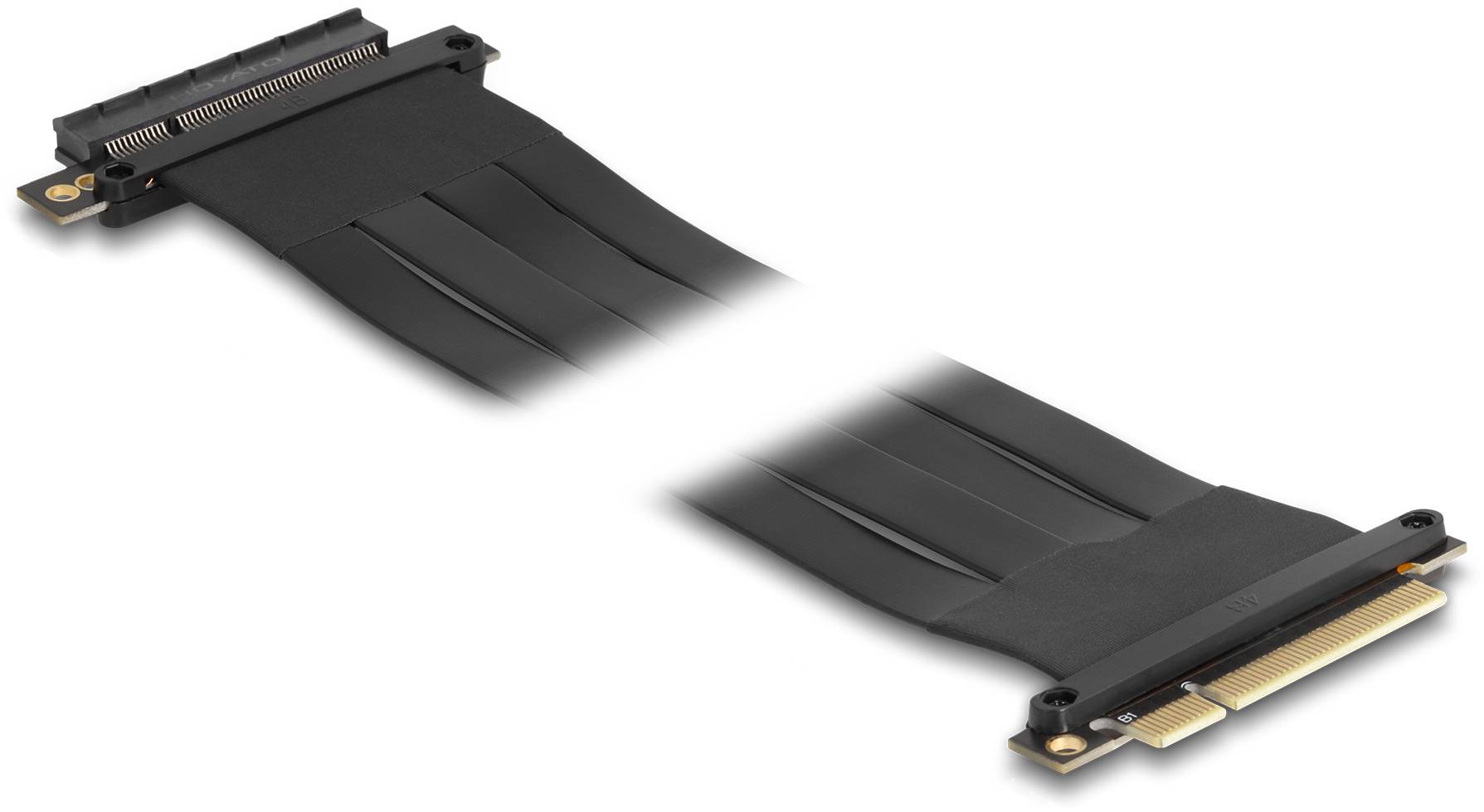 Delock PCIe Riser Kabel 0.6m Schwarz 88030