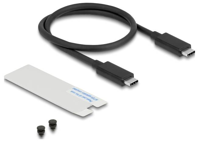 Delock 42025 M.2 SSD-Gehäuse USB-C® 40 GBit/s M.2 PCIe NVMe 2280 42025