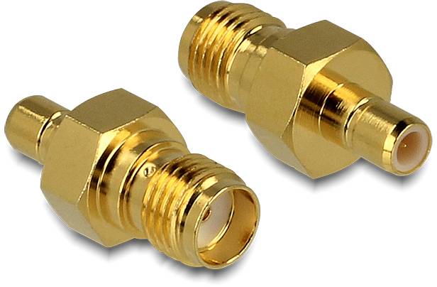 Delock 88828 88828 HF-Adapter SMA-Buchse - SMB-Buchse 1St.