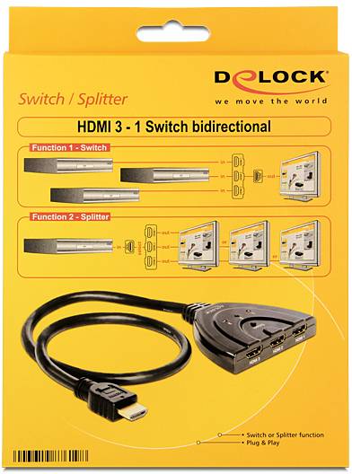 Delock 87619 HDMI-Switch 2560 x 1440 Pixel