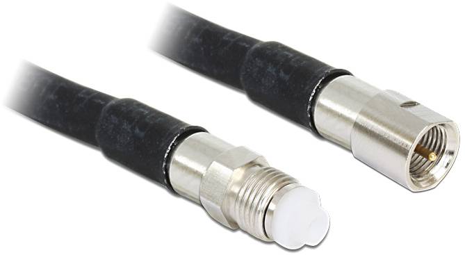 Delock WLAN-Antennen Anschlusskabel [1x FME-Buchse - 1x FME-Stecker] 5m Schwarz
