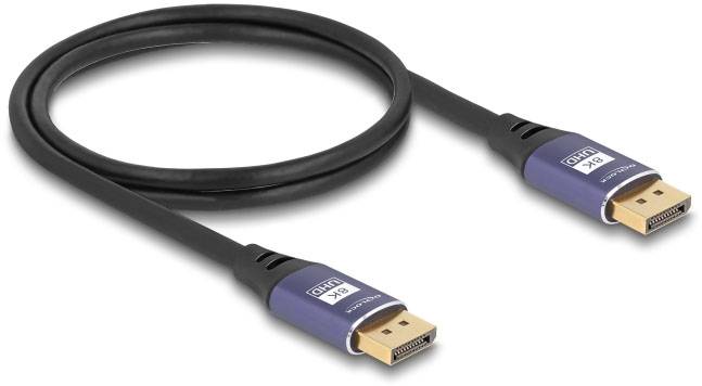 Ein DisplayPort-Kabel mit zwei identischen Steckern.用于连接 Computer zu Monitoren oder anderen Anzeigeeinheiten.