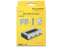 Delock 87663 HDMI-Switch 3840 x 2160 Pixel
