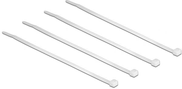 Delock 18606 Kabelbinder Transparent 100St.