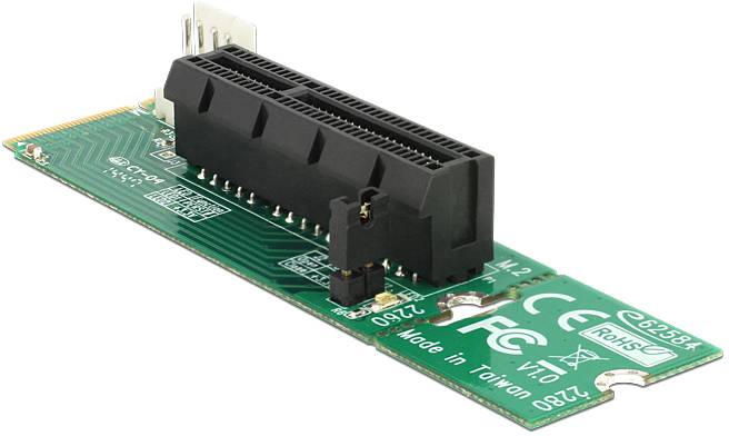 Delock Seriell Adapter [1x M.2 Key M-Stecker - 1x PCIe 4.0 x4]