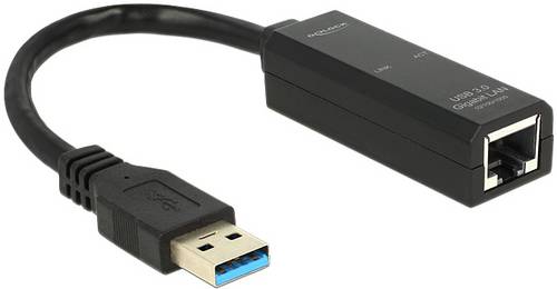 Delock 62616 Netzwerkadapter 1000 MBit/s USB, RJ45