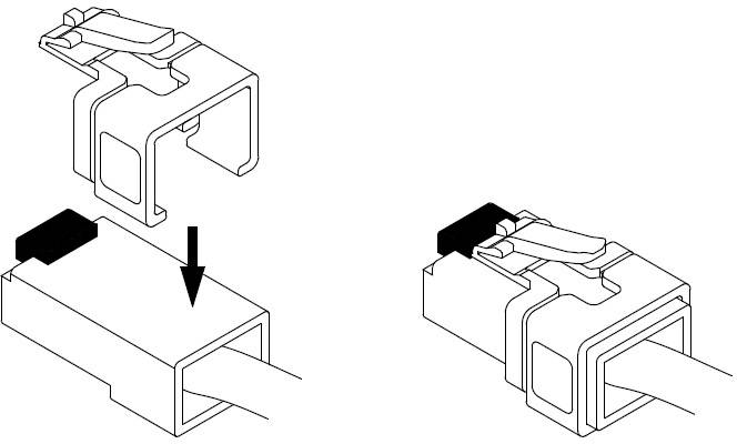 Delock 86422 RJ45 Reparatur Clip 40 Stück Set 2 (transparent, schwarz, violett, orange) 86422 Mehrfarbig 1St.