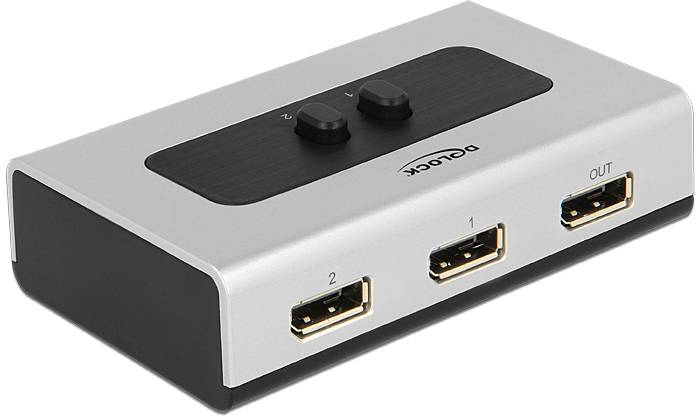 Delock 87668 DisplayPort-Switch 7680 x 4320 Pixel