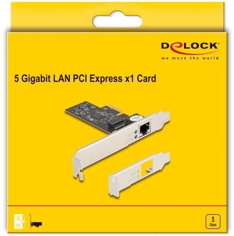 Delock 81260 PCI-Express Karte RJ45 PCIe