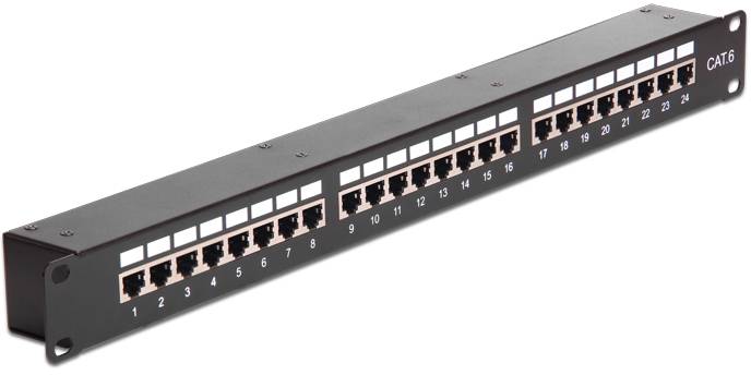 Delock 43295 Patch-Panel 1 HE Schwarz