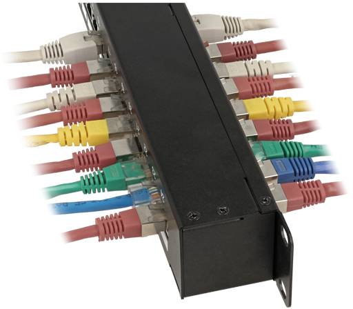 Delock 43295 Patch-Panel 1 HE Schwarz