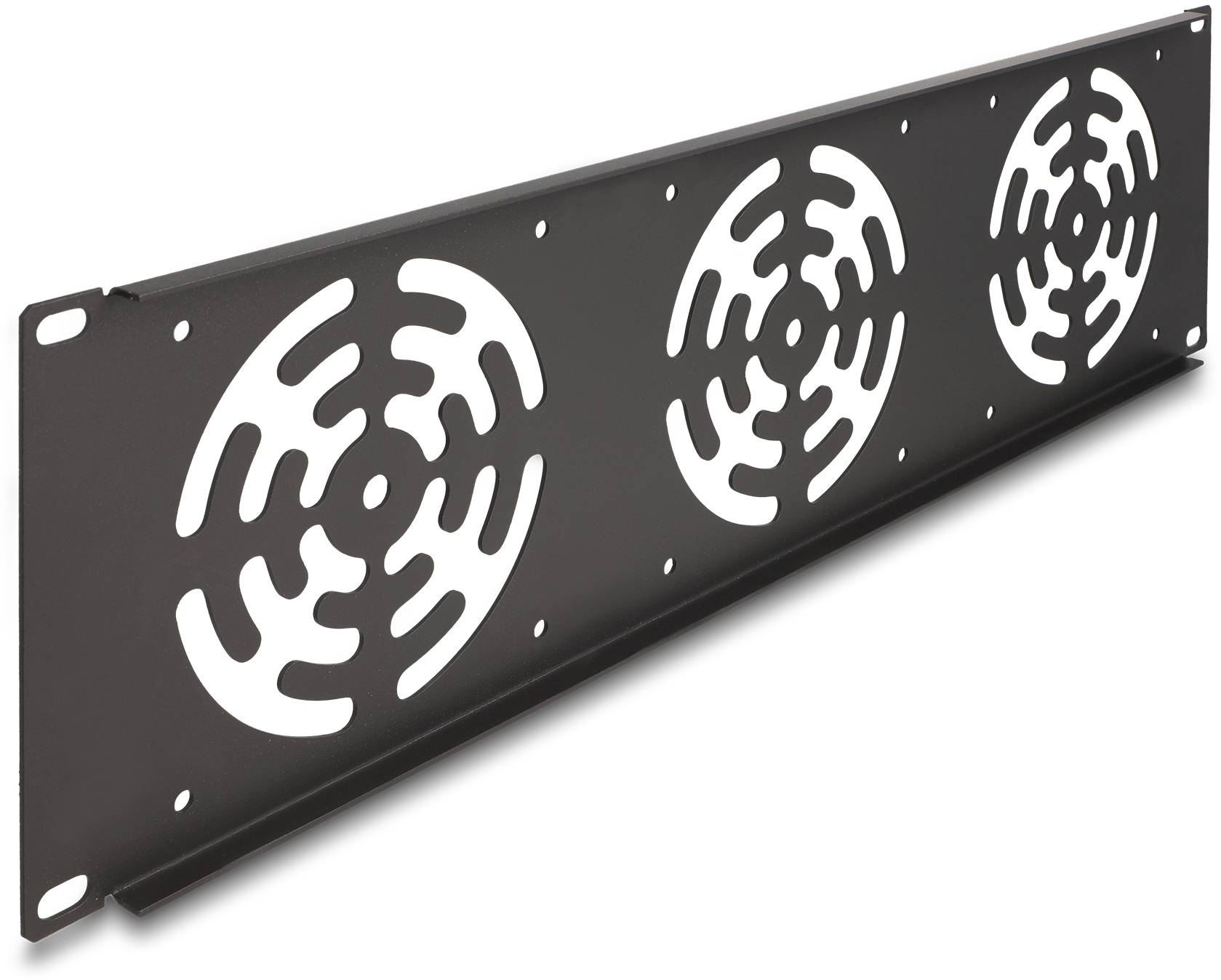 Delock 66747 19 Zoll Netzwerkschrank-Blindabdeckung 3 HE Dunkelgrau