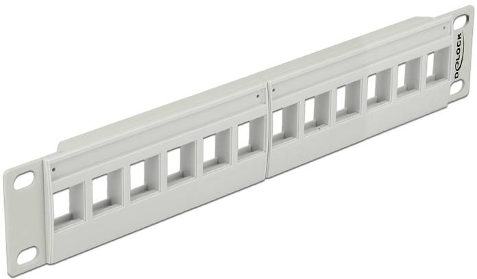 Delock 43309 Patch-Panel 1 HE Grau