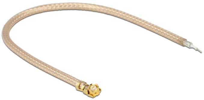 Delock WLAN-Antennen Anschlusskabel [1x IPEX-Stecker - 1x offene Kabelenden] 0.1m Transparent