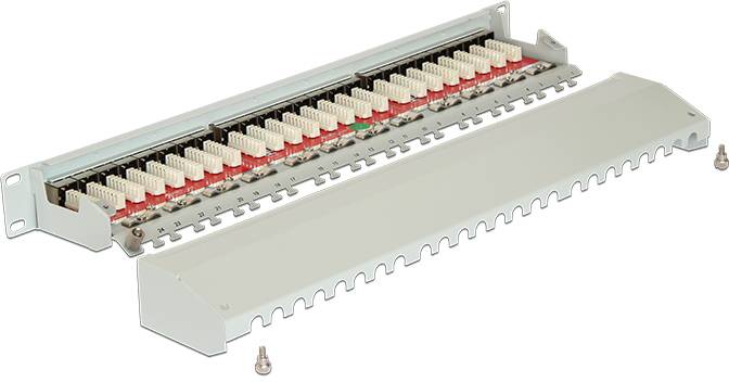 Delock 43319 Patch-Panel 1 HE Grau