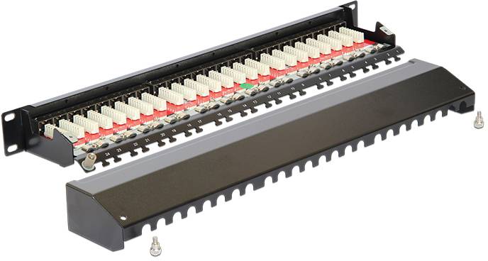 Delock 43320 Patch-Panel 1 HE Schwarz