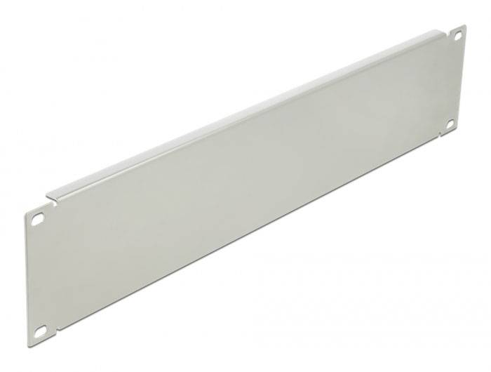 Delock 66534 19 Zoll Netzwerkschrank-Blindabdeckung 2 HE Grau