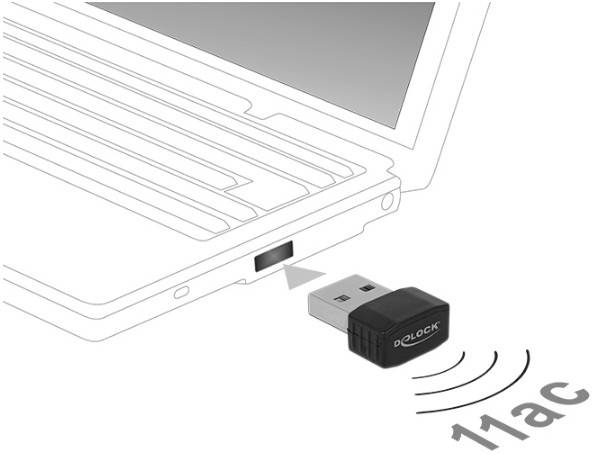 Delock 12461 12461 WLAN Antenne 2.4GHz, 5GHz