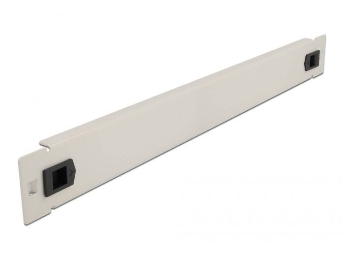 Delock 66630 19 Zoll Netzwerkschrank-Blindabdeckung 1 HE Grau