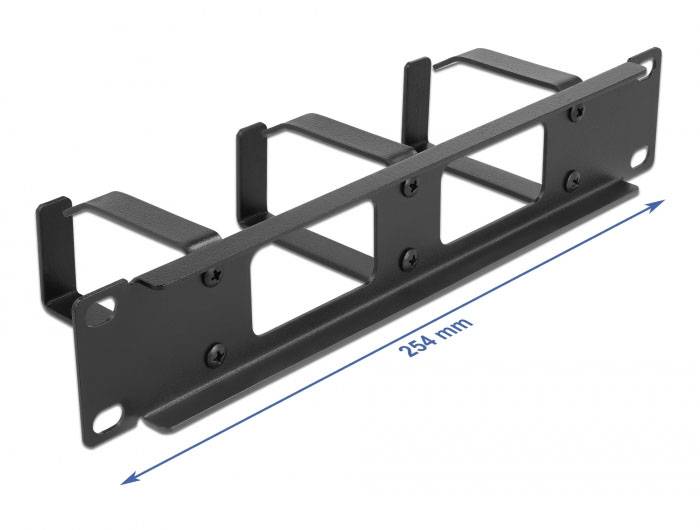 Delock 66656 10 Zoll Rangierpanel Schwarz