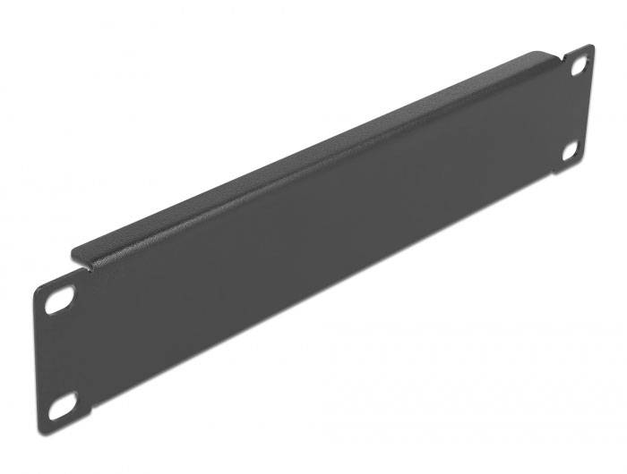 Delock 66660 10 Zoll Netzwerkschrank-Blindabdeckung Schwarz