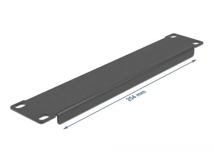 Delock 66660 10 Zoll Netzwerkschrank-Blindabdeckung Schwarz