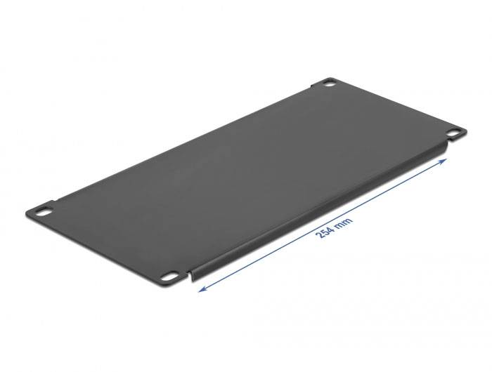 Delock 66662 10 Zoll Netzwerkschrank-Blindabdeckung Schwarz