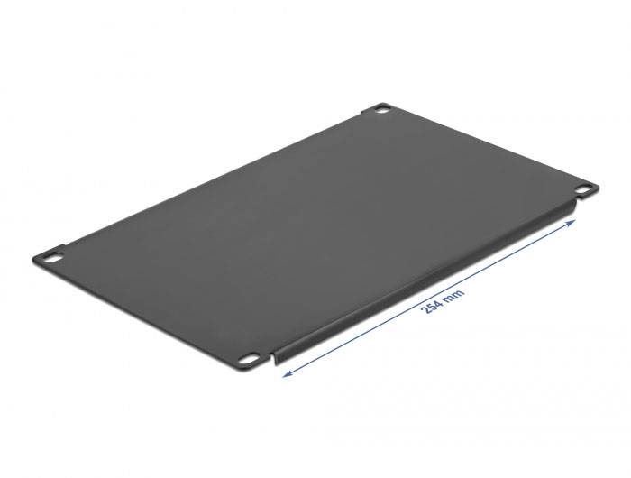 Delock 66663 10 Zoll Netzwerkschrank-Blindabdeckung Schwarz