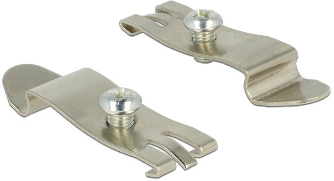 Delock 87677 Adapter Schraubbefestigung Unbestückt Silber