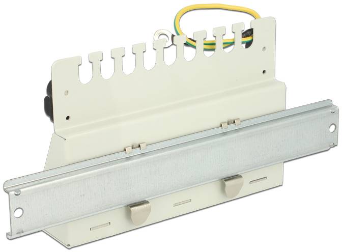 Delock 87677 Adapter Schraubbefestigung Unbestückt Silber